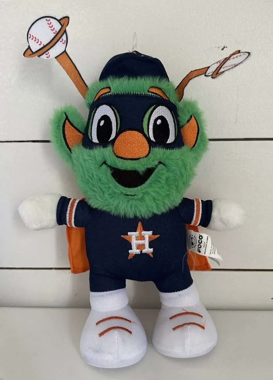 Houston Astros Mascot Orbit Plush Major League Baseball RARE 12”